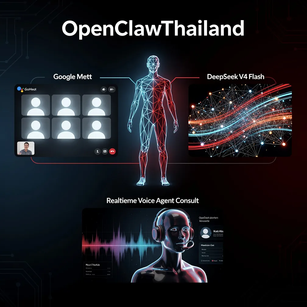 OpenClaw 2026.4.24: Google Meet มาแล้ว, DeepSeek V4 เป็นค่าเริ่มต้น ...